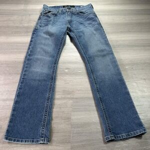 Ariat Rebar M7 Jeans Mens 31x32 Blue Rico DuraStretch Straight Leg Workwear